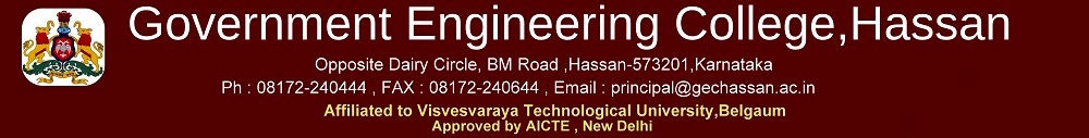 Government Engineeering College, Hassan, Engineering College in  Hassan