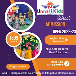 unnati kids school, Indore, pre primary & primary school for play group & Nursery to class 8th ( CBSE PATTERN SCHOOL )